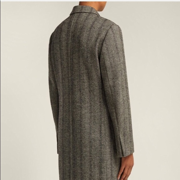 Stella McCartney Wool Herringbone Coat - Picture 3 of 8
